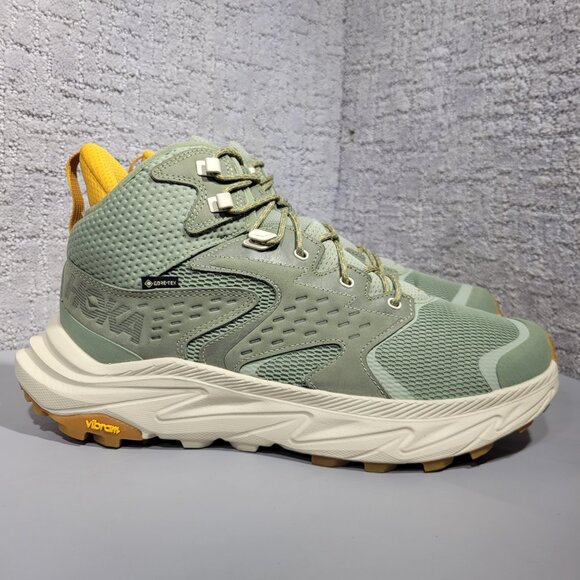 Hoka One One Anacapa 2 Mid Men's Size 11D Gray Leather Hiking Sneakers 1141633F - Picture 4 of 10